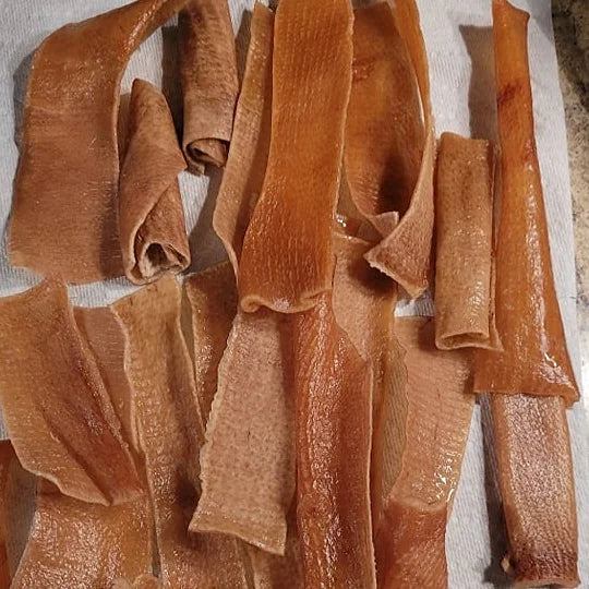 Dehydrated Pig Skin Puppy Strips