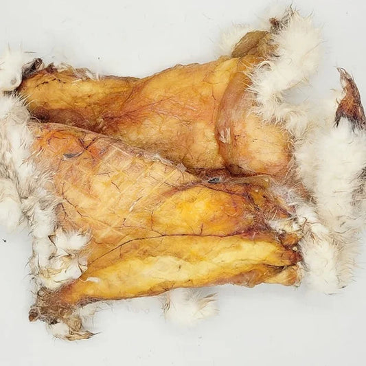 Dehydrated Whole Rabbit Hides - Fur On